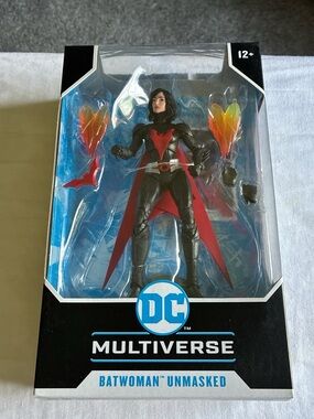DC Batwoman Unmasked Collectible Figure - Black & Red